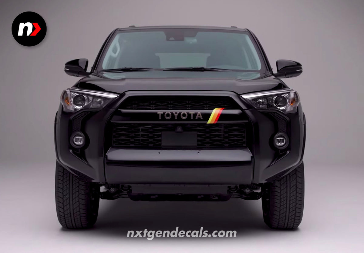Toyota 4Runner 40th Anniversary Front Grille Tri Color Heritage