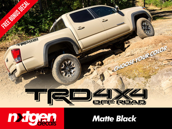 Toyota TRD Off-Road 4x4 Decals Tacoma Tundra (2016+) Set
