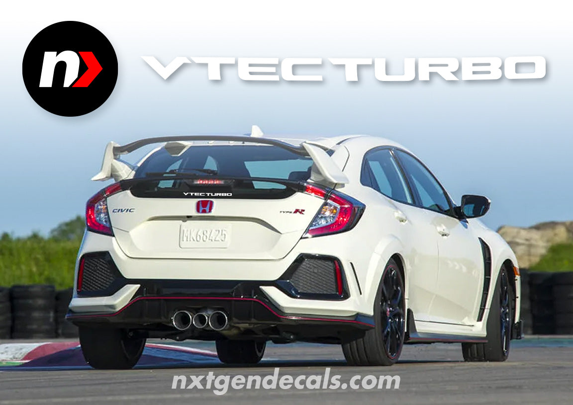 Turbo R Sticker New Honda Civic Type R Turbo